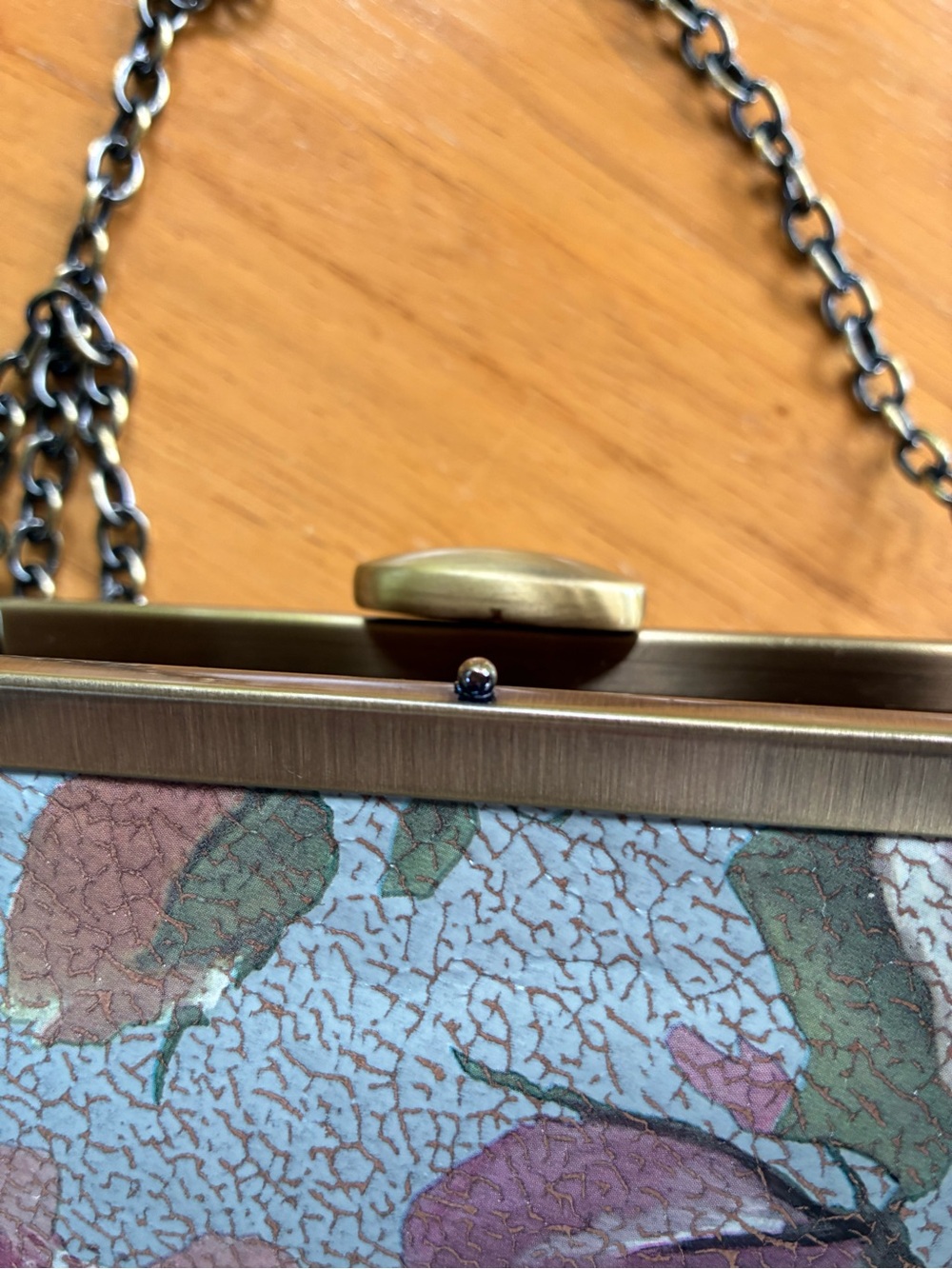 Patricia Nash Crackled Rose Garden Chain-Handle Clutch - Picture 16 of 16